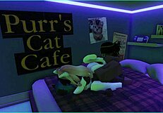 Viper fucks Candy and her demi-human kittens