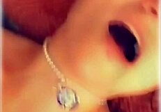 Amateur licks big black cock before homemade interracial fucking