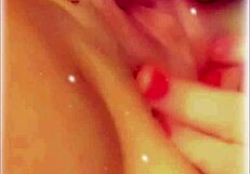 Amateur licks big black cock before homemade interracial fucking