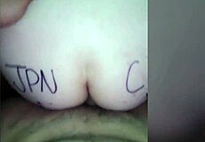 Amateur anal double penetration during Japan-Croatia World Cup match