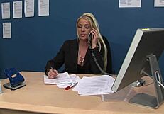 Cindy Behr narrates hiring office studs to fuck her because she's a nympho at work