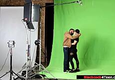 Blonde Fan Sucks And Rides Idol's BBC!