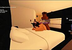 Roblox Slut Takes Rough Doggystyle Cumshot