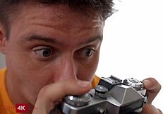 alice murkovski poses for a photoshoot then enjoys a skinny teen anal session