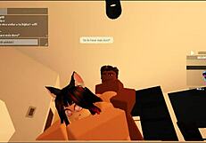 Roblox Slut Takes Rough Doggystyle Cumshot