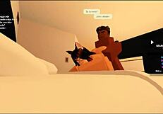 Roblox Slut Takes Rough Doggystyle Cumshot