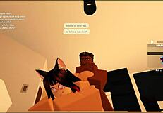 Roblox Slut Takes Rough Doggystyle Cumshot