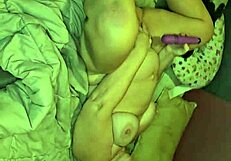 big milf with huge boobs giving sloppy blowjob