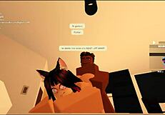 Roblox Slut Takes Rough Doggystyle Cumshot