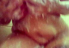 quick shower tease with big tits