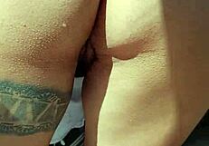 latina flashes ass in public for fondling