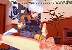 Valkyrie Performs Intense Blowjob In Apex Legends Fantasy Scene