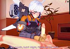 Valkyrie Performs Intense Blowjob In Apex Legends Fantasy Scene