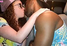 I Went Out with a Guy in the Car and Sucked Him Until He Came Inside Me