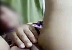 Cum twice by video call sex with her aisagirl