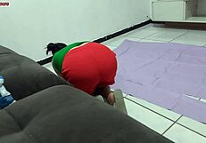 i put a curtain in the bathroom just to watch my stepson in the shower