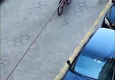 Redhead slut tells husband she's going to beach but rides neighbor's cock for facial creampie