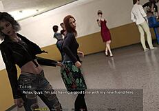 Outdoor Public Redhead Plays Caseys Fall Part 2