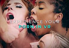 nuru massage - new masseuse learns her job during hot threesome with a coworker