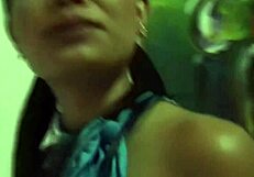 petite 19yo latina with braces struggles to fit huge cock