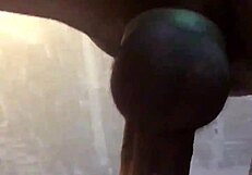 Bottom View Of Thick Cock Pumping Tight Pussy Full Of Hot Cum