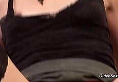 mature redhead lady katy morlait gets her anal fucked by a big dick in a condom