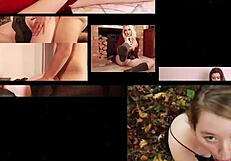 Gorgeous british 18 year old sucks cock and plays with cum