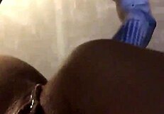 Bottom View Of Thick Cock Pumping Tight Pussy Full Of Hot Cum