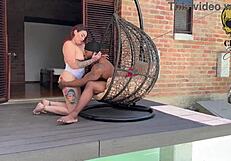 Enjoying a Delicious and Huge Black Cock