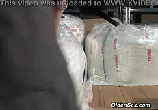 ginger french mature business lady gets anal fucked in two locations