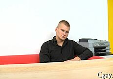 Sloppy Blowjob and Intense Fucking Between Muscular Gay Hunks