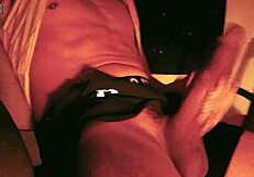 Guy JERKING OFF in underwear CUMS HARD after school