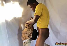 Doggy Style Fucking And Cum