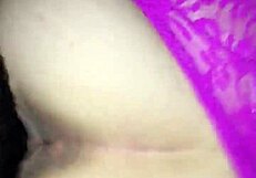 Hey, that bbw chubby white girl in pink panties gets railed by big black cock in doggystyle interracial fucking 😏