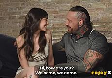 Inked Beau Penetrates Brunette in Rigid XXX Porn