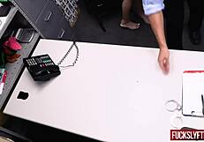 Senator's Stepdaughter Secretly Wants Loss Prevention Officer's Cock