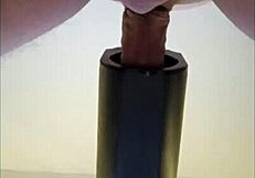 Intense POV Cumshot With Remote Sextoy Milking Down Under