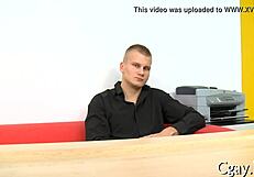 Sloppy Blowjob and Intense Fucking Between Muscular Gay Hunks