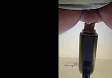 Intense POV Cumshot With Remote Sextoy Milking Down Under
