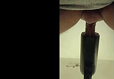 Intense POV Cumshot With Remote Sextoy Milking Down Under