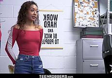 Guard, is this anal exam really necessary for the teen thief?