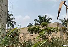 18Yo Allowed Me To Fuck Her On Her Granny's Old Mat Outdoor