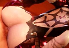 Widowmaker Screams for Huge Anal Creampie!