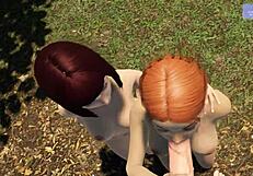 Redhead Plays in Paradise Trails VR