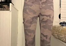 Tiny Amateur Rides Huge Dildo In Tight Pussy, Cums Hard.