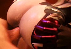 Widowmaker Screams for Huge Anal Creampie!