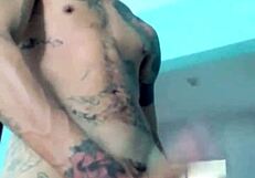 Magrinho shows his good toy in living room