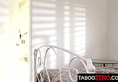 Petite Stepdaughter And Milf Stepmom Share A Big Cock