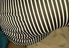 giving a quick rough creampie to my hidden sister-in-law