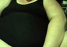 wife sits on the dryer